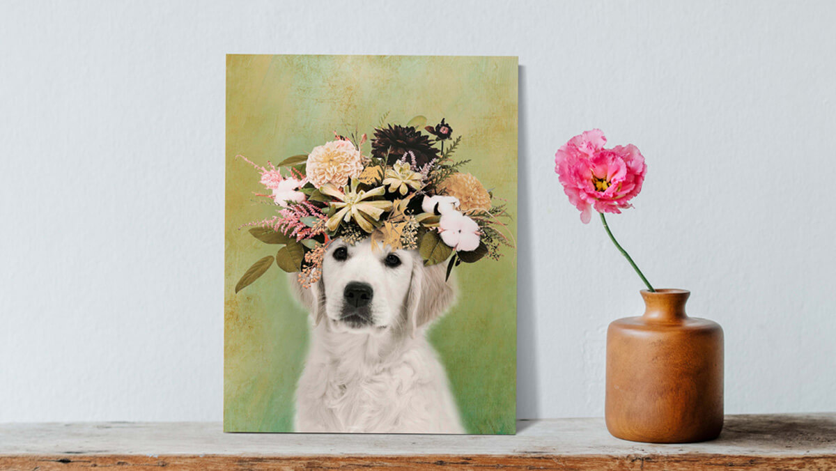 fancy dog paintings