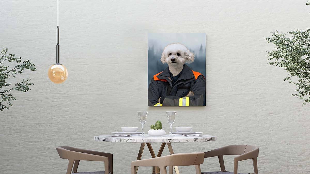 dog and cat pet portrait painting