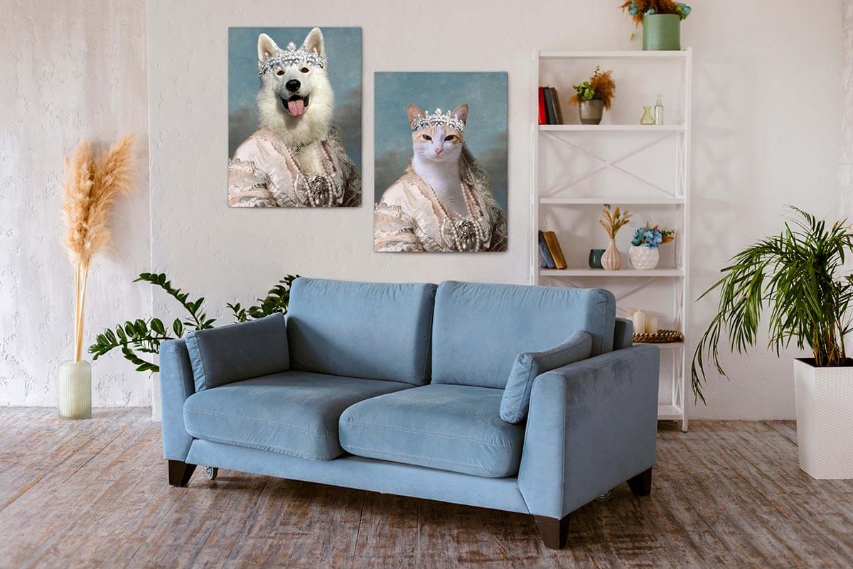 funny pet painting