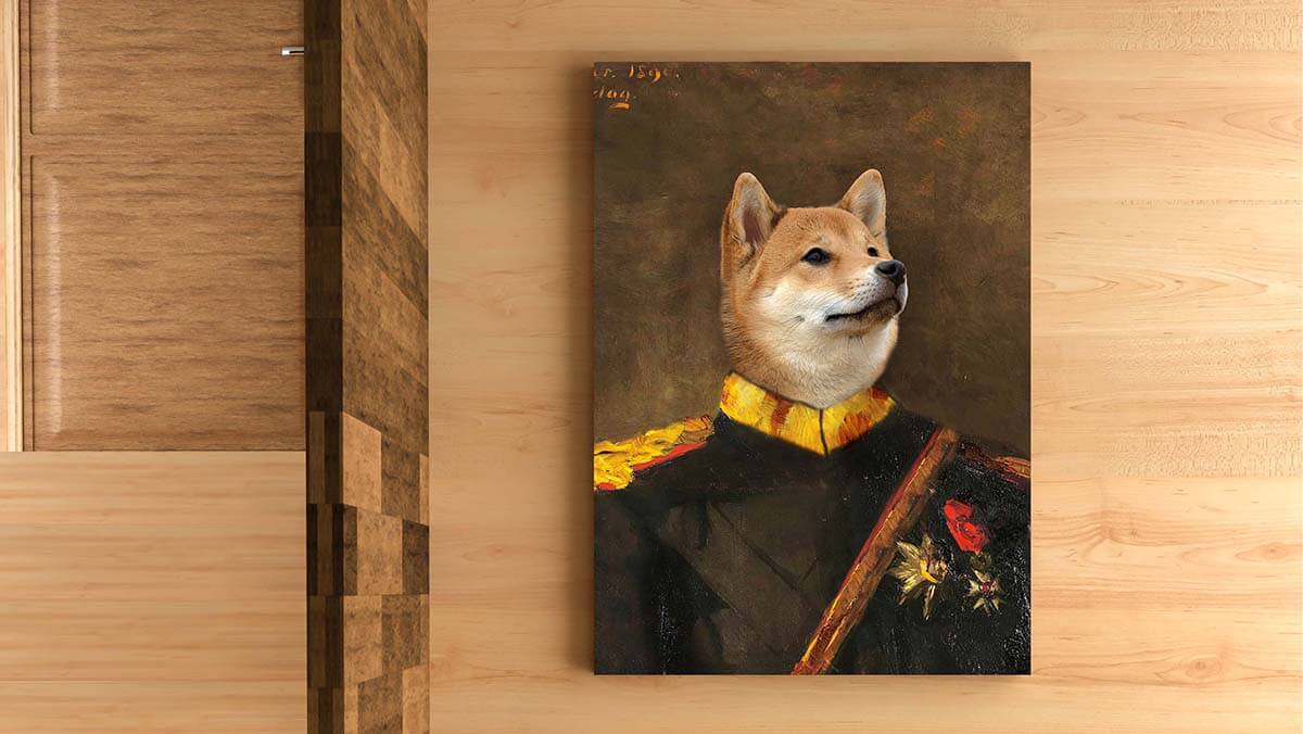 general custom canvas pet artwork