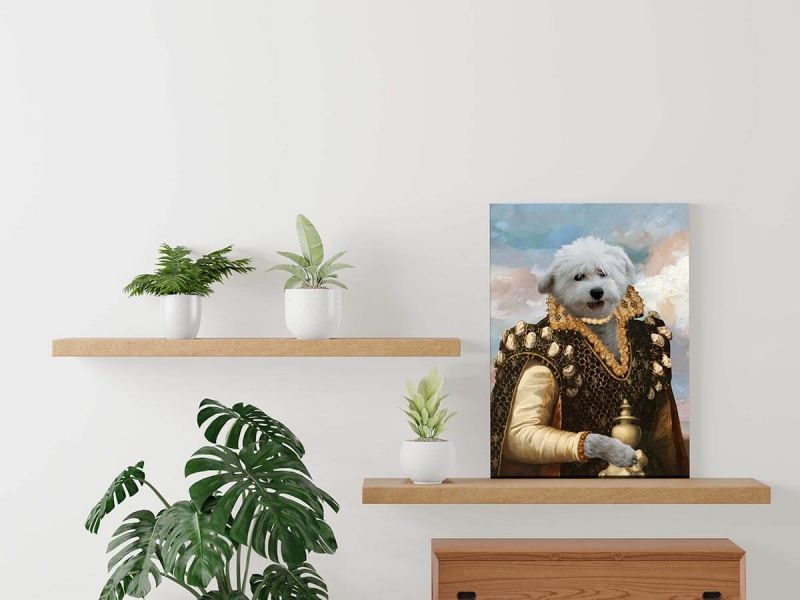 personalised pet portrait royalty