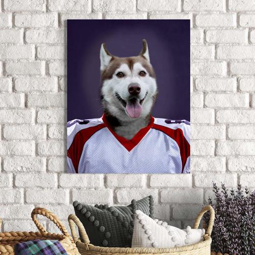 pet dog portrait painting