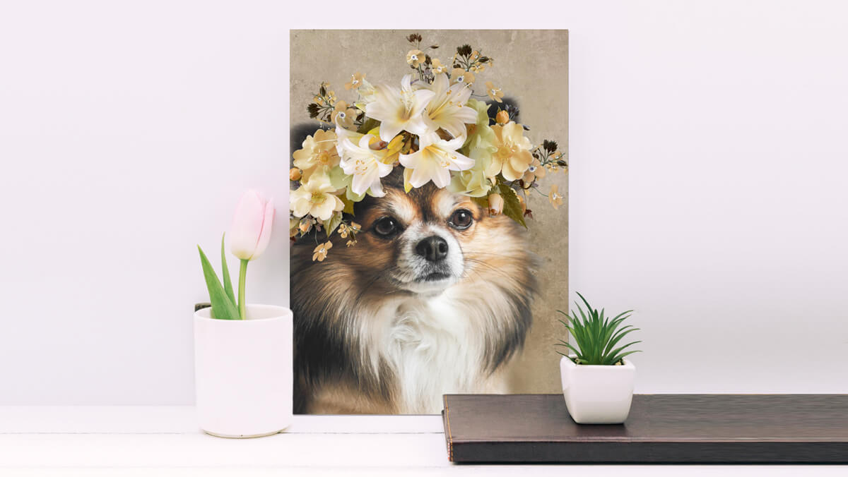 pet photo into painting