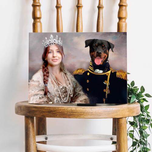 pet royalty portraits