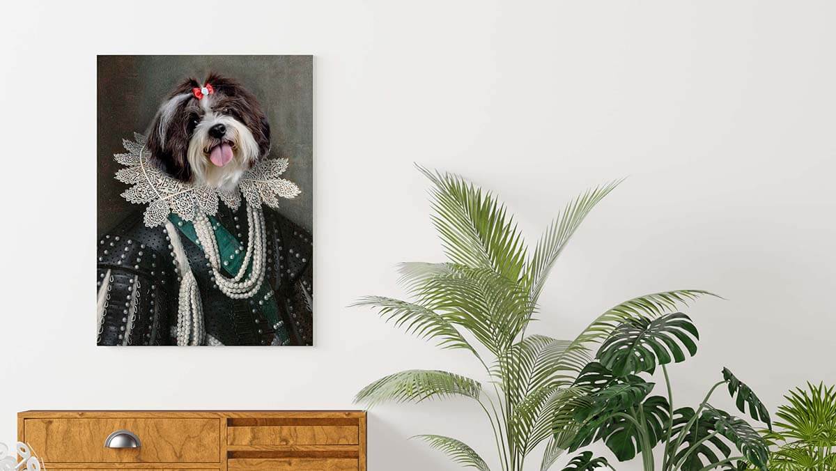 renaissance dog pet portraits