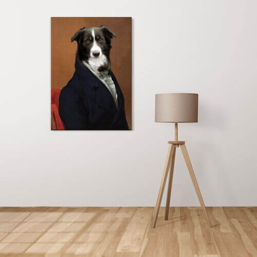 renaissance portrait pet canvas