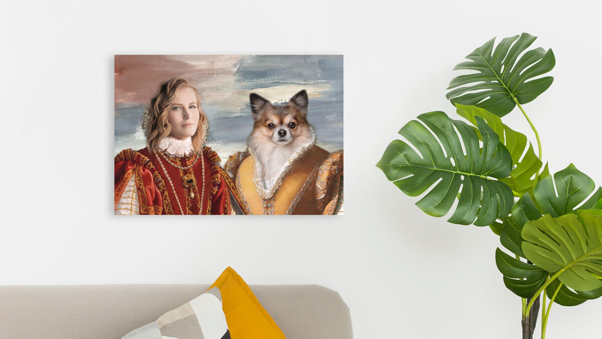 royal custom pet artwork