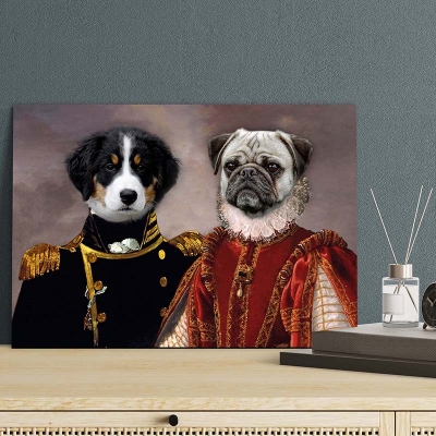 royalty renaissance dogs portraits
