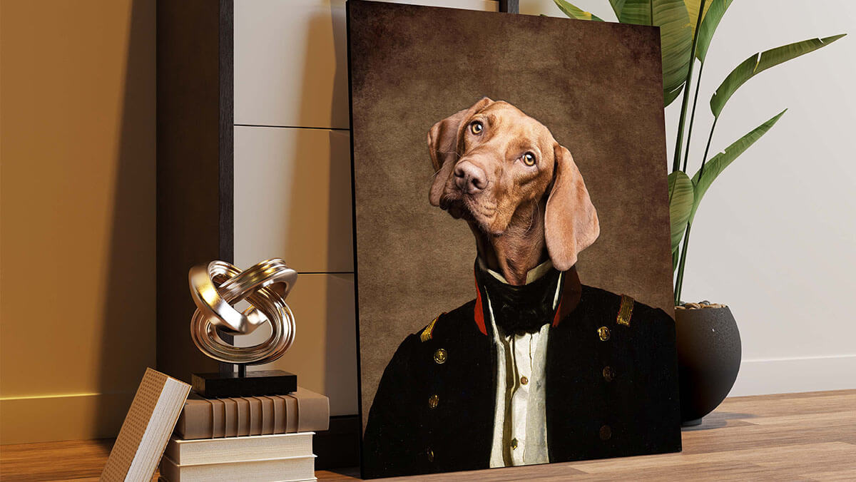 seaman pet portrait painting