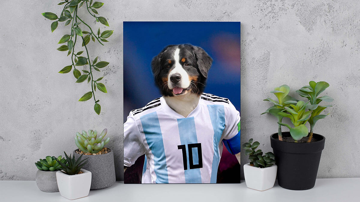gifted soccer player dog
